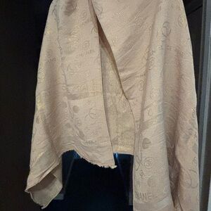 Chanel Beige and Gold Wrap